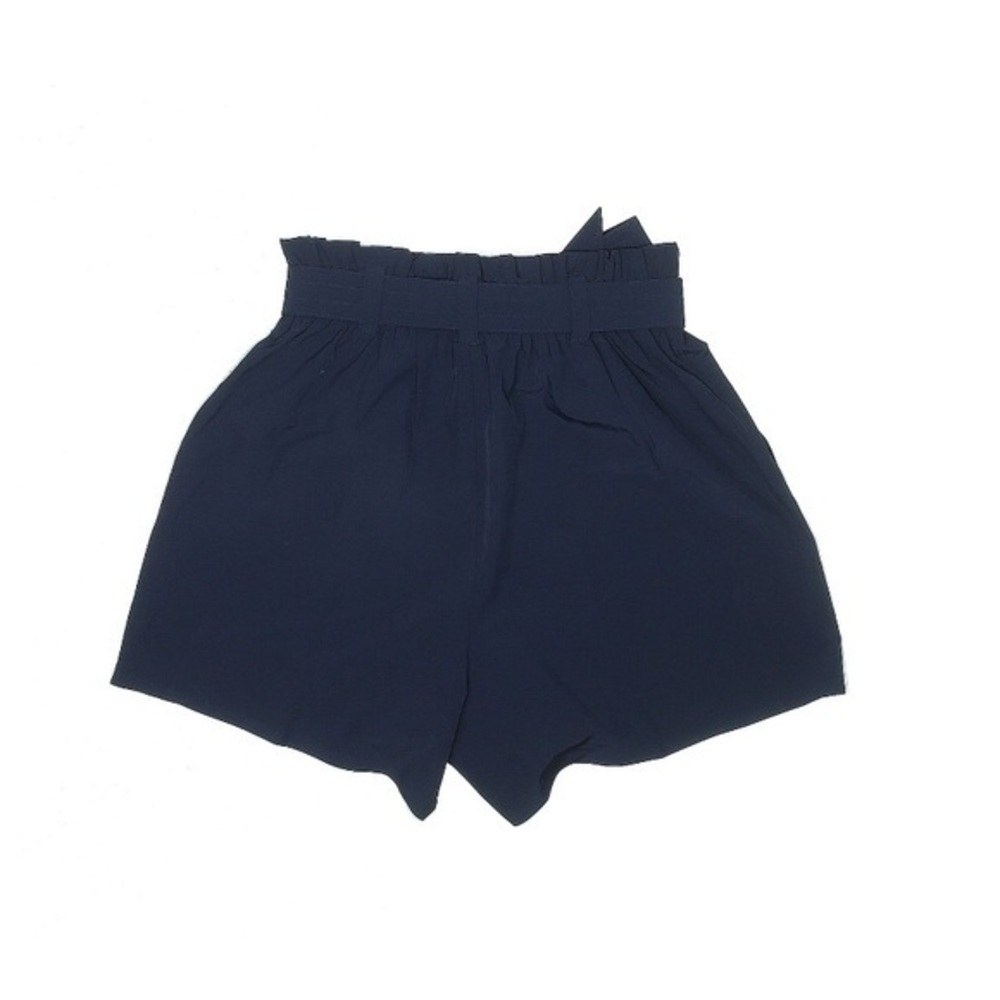 Apana Blue High Waist Shorts Elastic Waistband Relaxed Fit